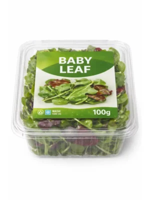 BABY LEAF, 100 GRAM PUNNETS
